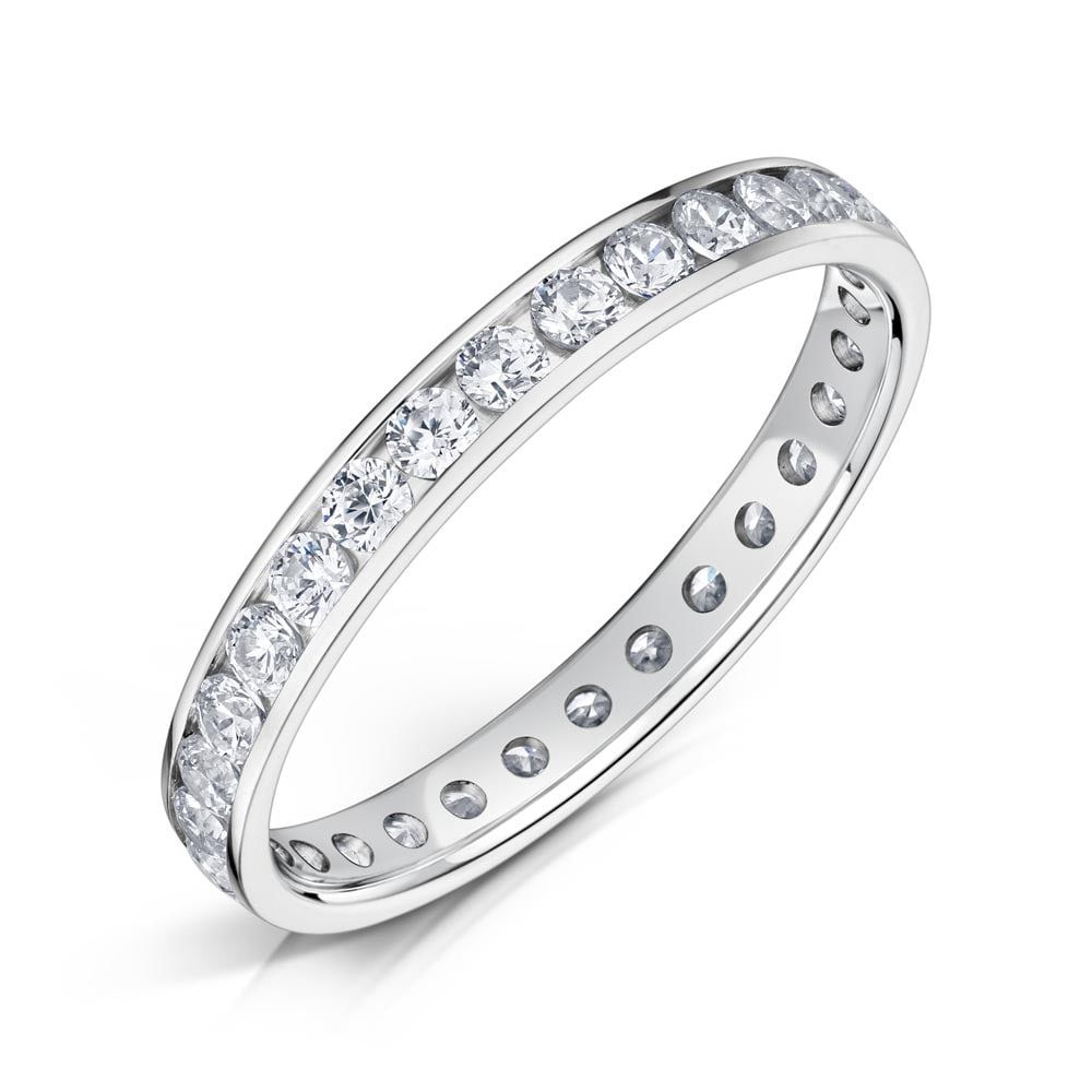 Camilla, full channel set eternity ring