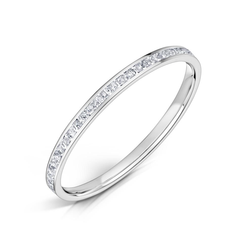 Valentina, full channel set eternity ring