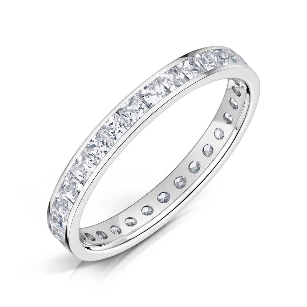 Vittoria, full channel set eternity ring