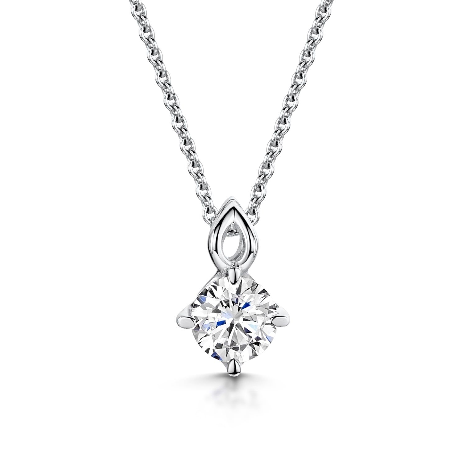 Avena, diamond pendant