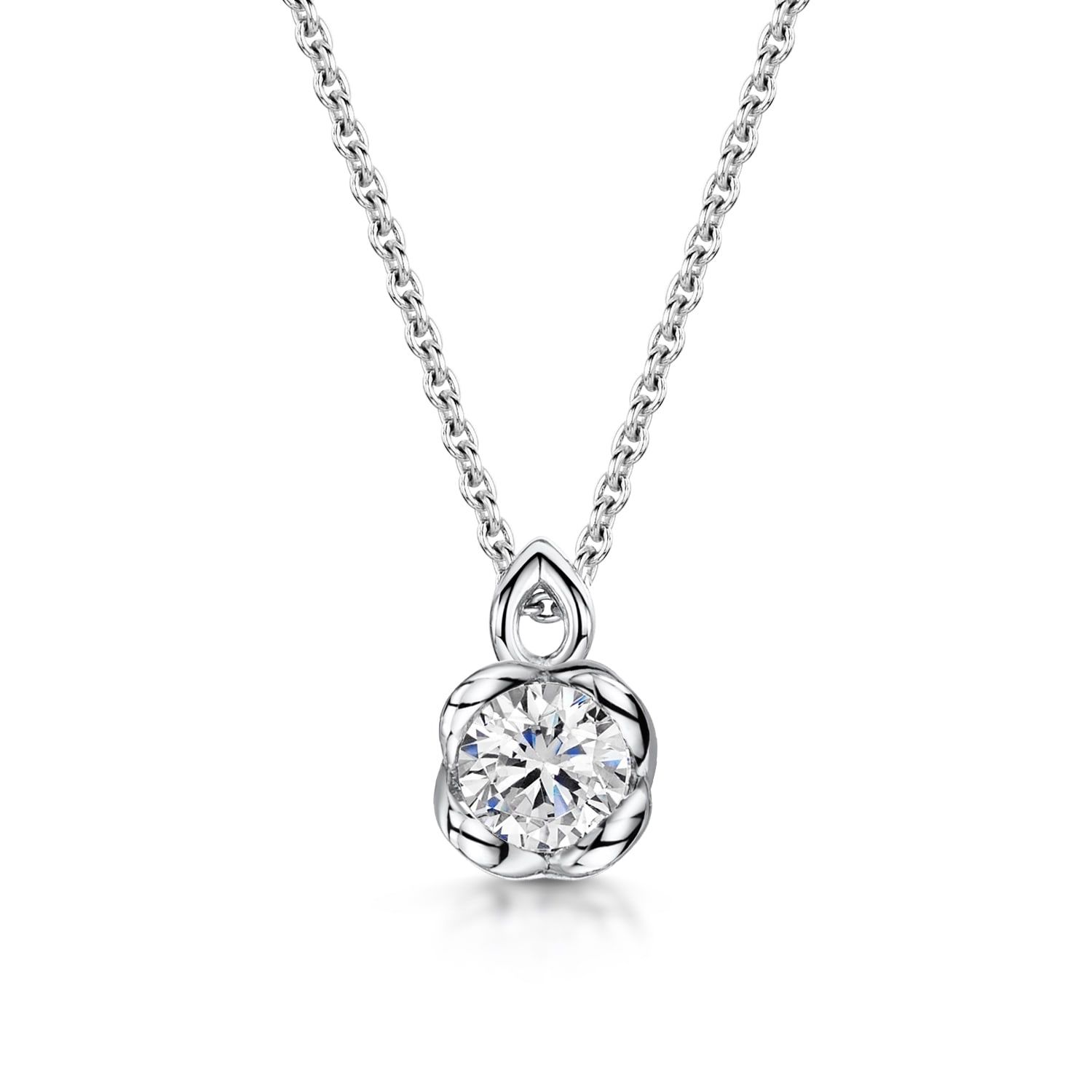 Greta, diamond pendant