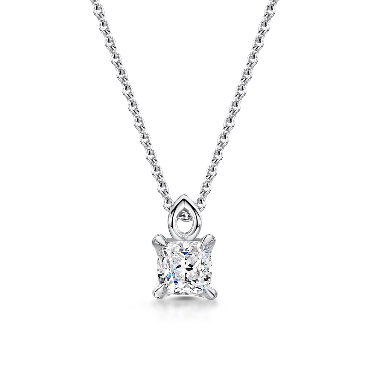 Raffaella, diamond pendant
