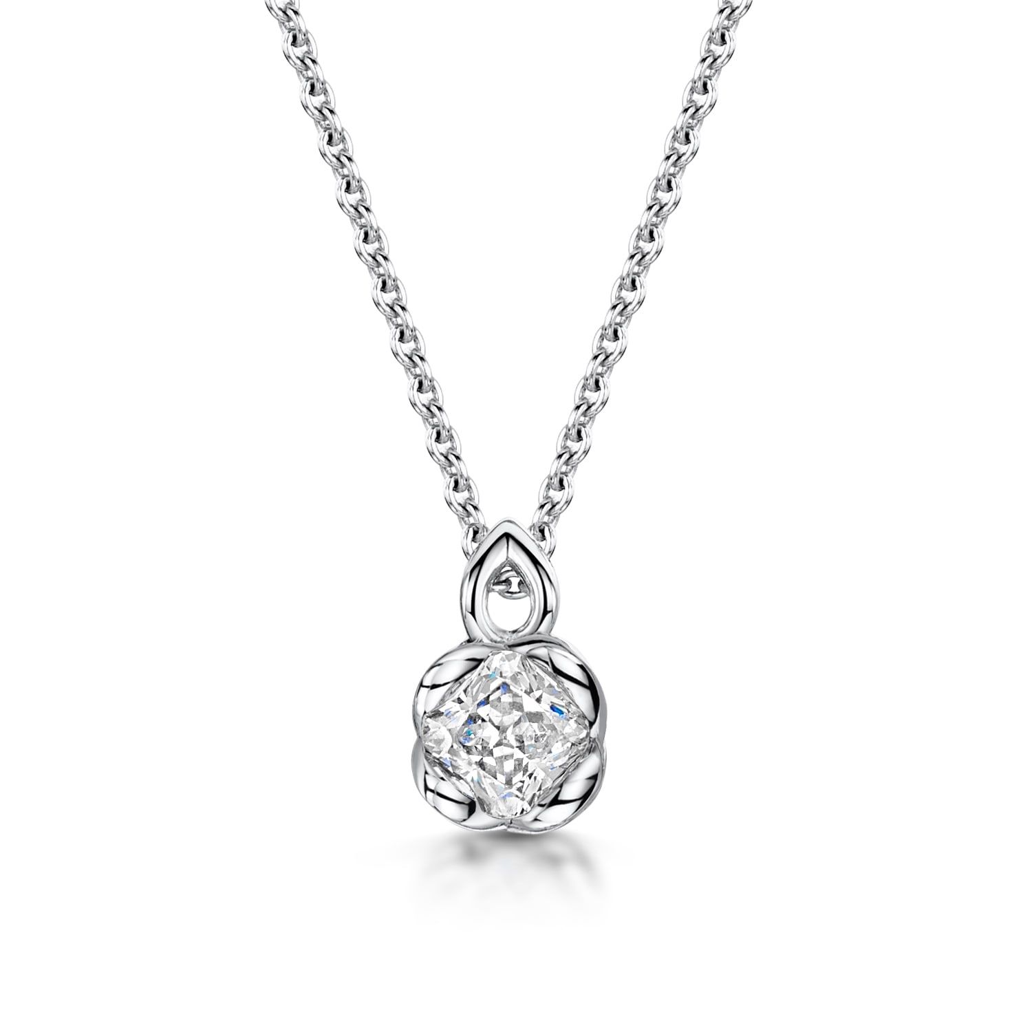 Leonora, diamond pendant