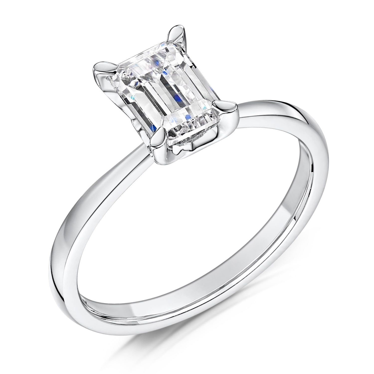 Caterina, pear solitaire engagement ring