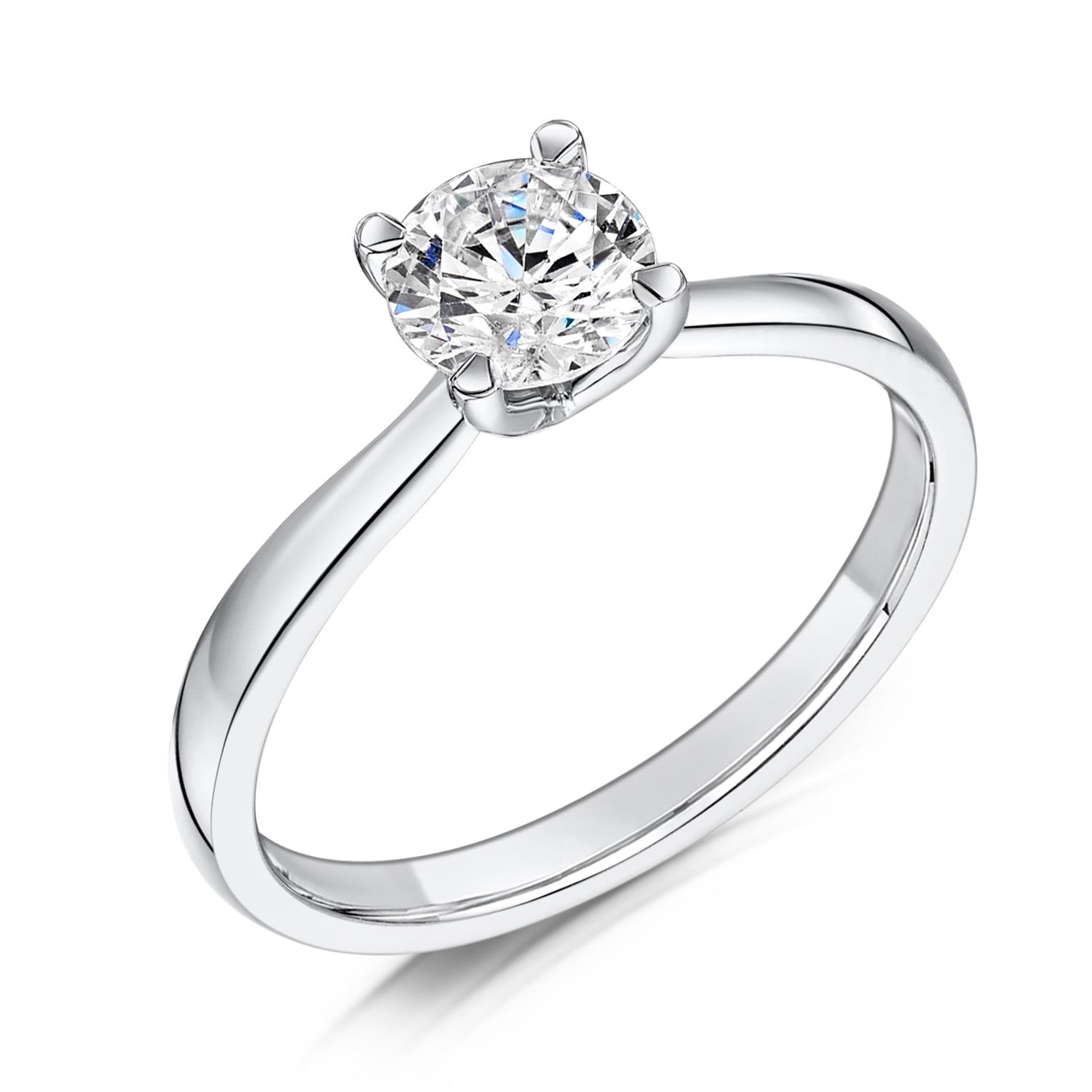 Emilia, round solitaire engagement ring