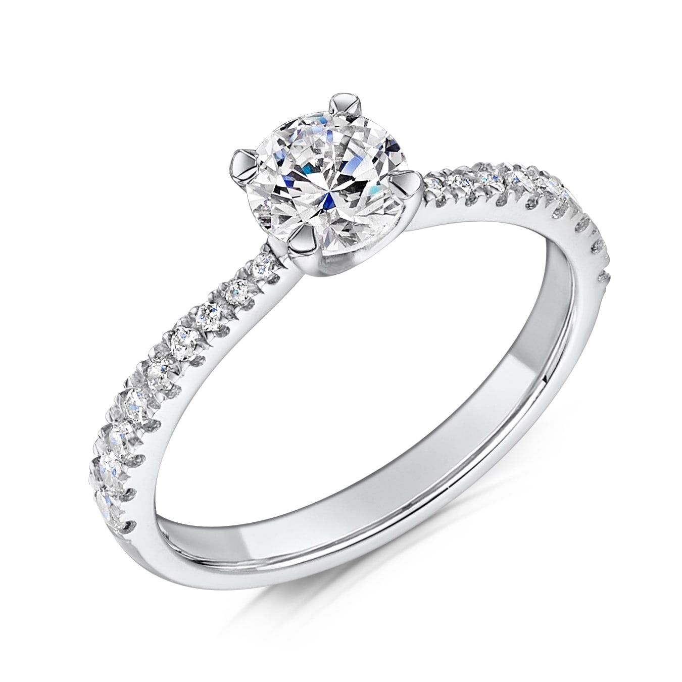 Gioia, round solitaire engagement ring