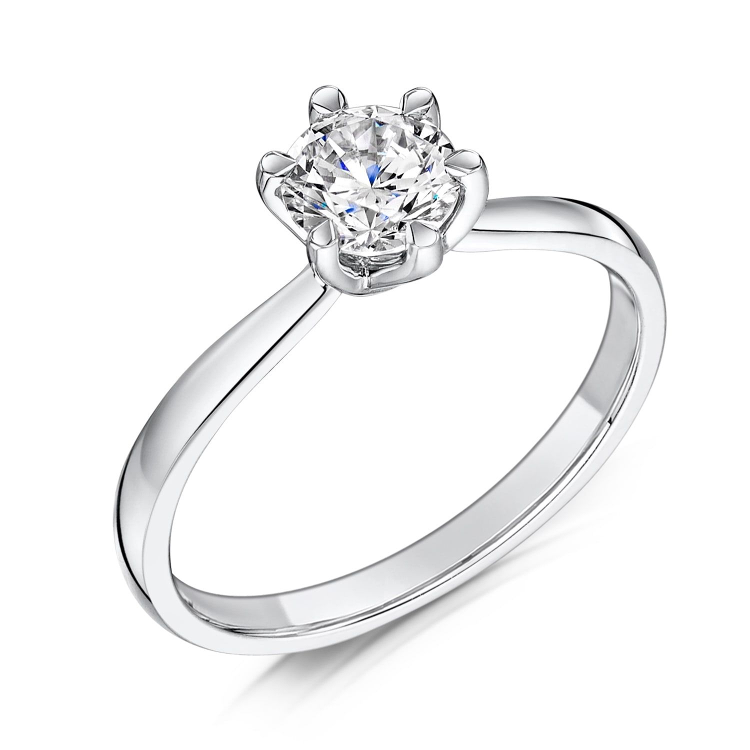Valentina, round solitaire engagement ring