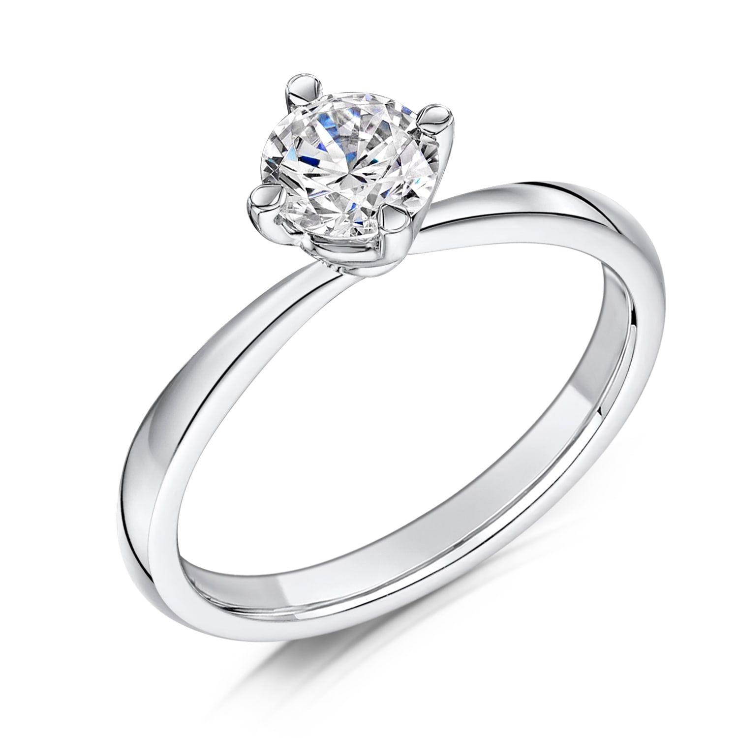 Gemma, round solitaire engagement ring
