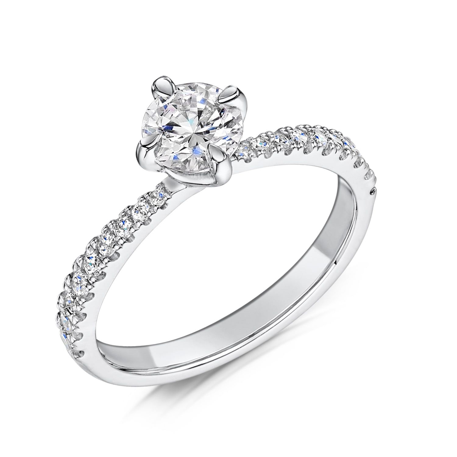 Ilaria, round solitaire engagement ring