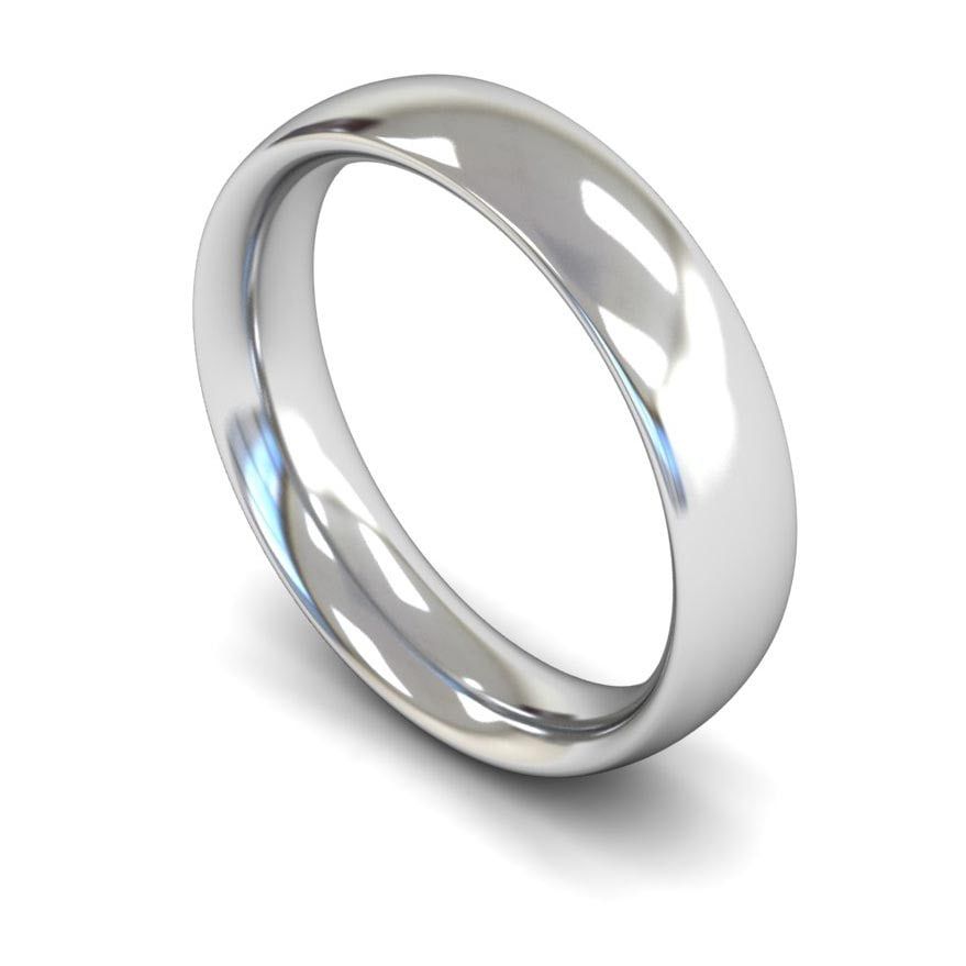 5mm Heavy Traditional Court Wedding Ring, 5mm traditional court wedding ring